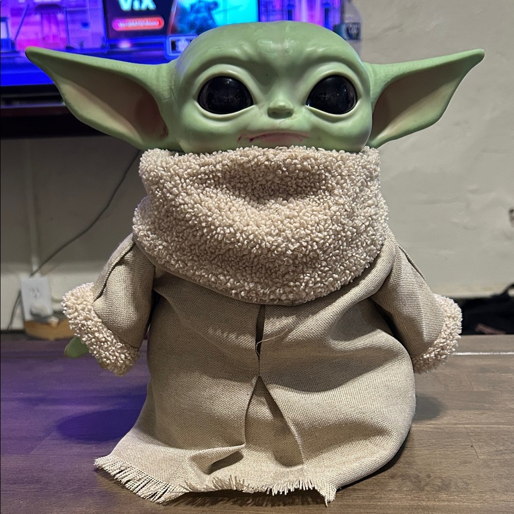 Star Wars Plush Toy with Green and Tan Features